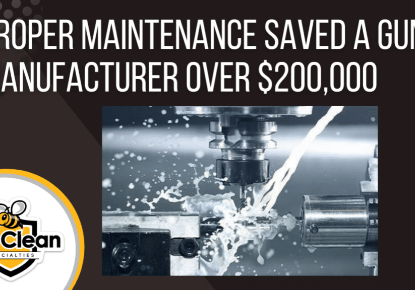 Proper Maintenance Saved a Gun Manufacturer over $200,000